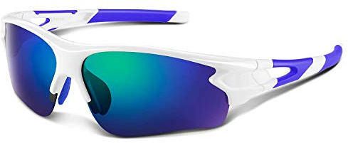 BEACOOL Lunette de Soleil de Sports Polarisée Homme Femme Lunettes de Cyclisme Jeunes Baseball Cyclisme Course Pêche Golf Moto Protection UV400