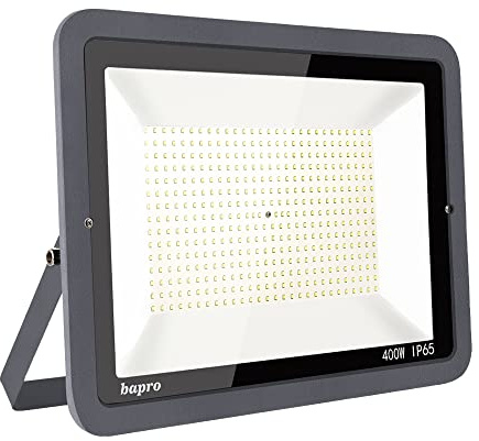 Faretto LED da esterno 400W Proiettore LED super luminoso Faretto LED 6000K Proiettore LED impermeabile IP65 Faretto da esterno luce esterna per officina garage giardino (bianco freddo, 400 watt)