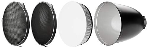 Westcott 45-Degree Deep Focus Reflector with Honeycomb Grids & Diffusion (Compatible with FJ400, Godox, and Bowens Mount)