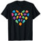 Klettern Kletterer Herz Damen Mädchen Berge Bouldern T-Shirt