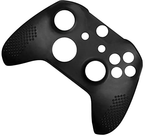 Custodia Protettiva in Silicone Per Gamepad Custodia Protettiva Antiscivolo Per Controller di Gioco con Cappucci Per Tasti Protezione Per Attrezzatura da Gioco Per X Box One Slim(nero)