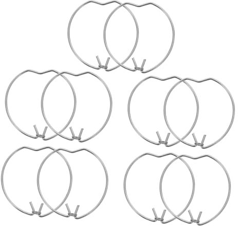 POPETPOP 10stücke Lampenhaltefeder-clip-ringe Kompatibel Federringverschluss Zum Befestigen Von Leuchtdioden-downlight-panel-lampen Und Autolampenklammern