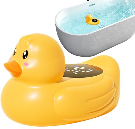 Temperatura Duck para baño de bebé, calibre de temperatura de baño de pato Seguridad para bebés,Baby Digital Duck Bath Instant Instant Leer el medidor de temperatura del agua - de bañera flota