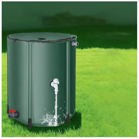 Réservoir de collecte d'eau de pluie pliable portable en PVC léger pour une irrigation efficace du jardin et de la pelouse, système de récupération de l'eau en plein air, solution écologique