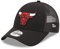 New Era Chicago Bulls Truckercap NBA Basketball verstellbar Kinderkappe schwarz - Child