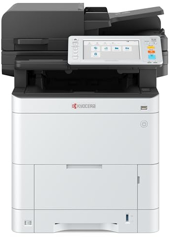 KYOCERA ECOSYS MA4000cix Multifunctional Color Laser Printer (Print/Copy/Scan), 42 ppm, 1200 dpi, Gigabit Ethernet & HyPAS Capable, 7 inch Touchscreen Panel, Dual Scan Document Processor