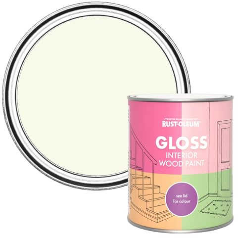 Rust-Oleum Green Interior Wood Paint in Gloss Finish - Apple Blossom 750ml
