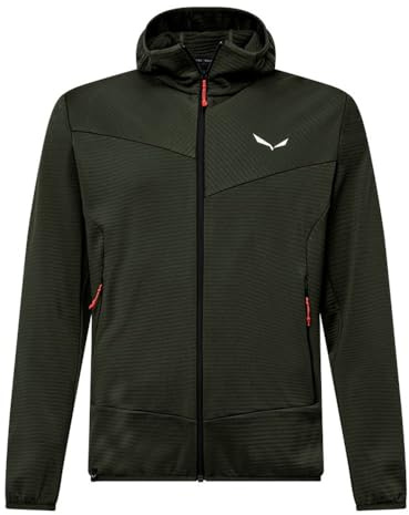 SALEWA Puez Altavia Polarlite - Chaqueta con capucha (talla M), color verde oliva oscuro, 3XL