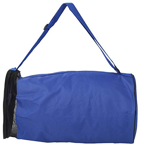 Dilwe Sac de Transport Basket-Ball, Porte-Ballons Sportif Réglable pour 2 Balles, Pratique École et Entraînement (Blue)