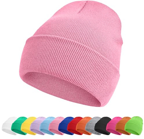 ZOORON Toddler Beanie Baby Kids Beanies Warm Winter Hat Knit Skull Cap for Boys & Girls Soft Children Infant Hat