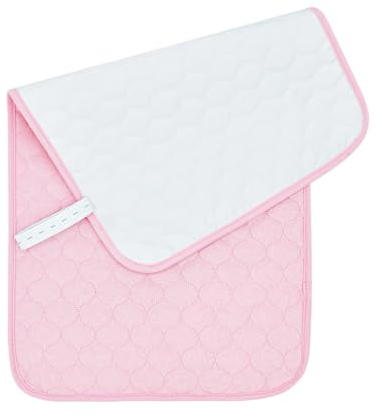 Tragbare Wickelunterlage, Waschbar Säugling Wickelunterlage – Leicht Weich, Bequem Saugfähig, Wickelauflagen Changing Mat Ideal Für Unterwegs, Auf Reisen Und Beim Camping (Rosa)