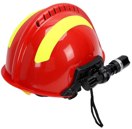 ZAICOLER Casco de Seguridad de Rescate para Trabajadores Obras Construcción Bomberos Forestales Rescatistas Accidentes Tráfico Faro Desmontable para Trabajos Búsqueda Derrames