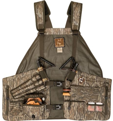 Drake Waterfowl Hunting Time & Motion Easy-Rider Turkey Vest with Adjustable Chest/Waist Straps, Bottomland
