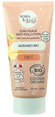 Born To Bio Bio Cura Del Viso Anti-Inquinamento Agli Agrumi - 50 ml