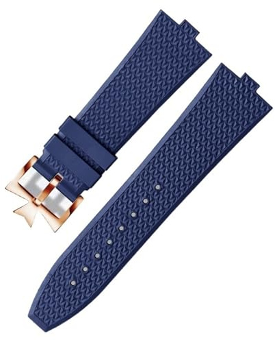 ORKDFJ Bracelet de montre Senior FKM Fluorine en caoutchouc pour vacheron constantin 4500 V 5500 V 7900 Bracelet de montre VC bouche convexe 7 mm, 7mm, Agate