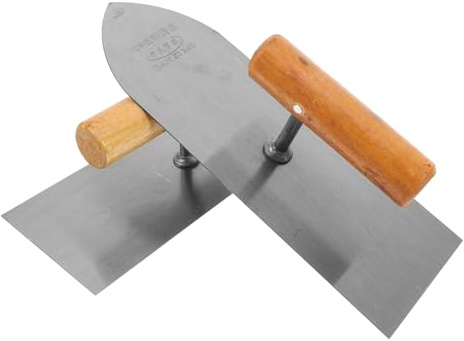DOITOOL Spatola per Stucco in Acciaio Inox 2 Pezzi, Attrezzo Robusto per Lisciatura Drywall e Cartongesso, per Uso Domestico