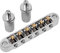 Guitar Bridge Acoustic Strings Pins Parts Tremolo String Pegs Saddle Bone Electric Nut Telecaster Accessories Bass Saddles Guyker Pin Tuning Wilkinson Bridges (Silver)