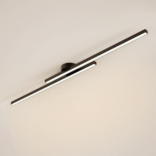 Lampada da soffitto moderna dimmerabile Elegante apparecchio lineare a incasso per soggiorno, camera da letto, cucina e corridoioElegante soluzione di illuminazione ad alta efficienza energetica