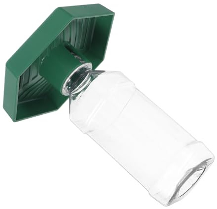Gadpiparty Abbeveratoio Automatico per Rettili da Casa in ABS Resistente, Dispenser d Acqua Compatto Verde per Tartarughe e Lucertole Serbatoio Integrato