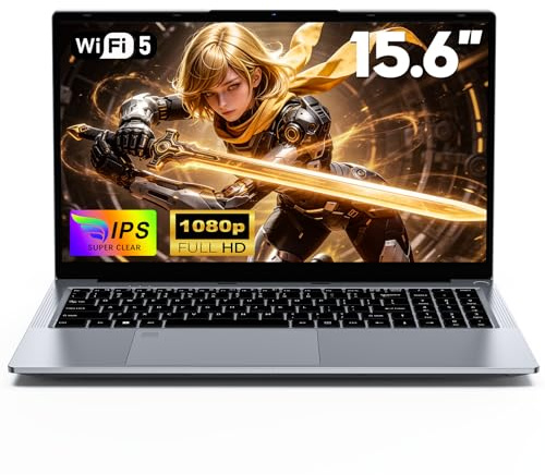 NAIKLULU 15.6 inch Gaming laptop 32 GB RAM 1TB SSD, R7 6800H (3.2 to 4.7 GHz) Processor 2026 Gamer Laptop Pc Gaming Notebook Computer, Backlit Keyboard | Fingerprint Reader | Type-C