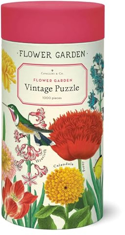 Cavallini 1000 Piece Puzzle, Flower Garden (PZL/FLRGRD)