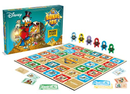 Winning Moves - Die Gute Bezahlung von Piksou und die Jagd auf die Schatzsuche - Gesellschaftsspiel - Brettspiel - französische Version