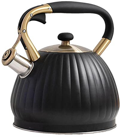 Caldaia ad Acqua in Acciaio Inossidabile | 3.5L fischio teiera con efficiente conduzione del Calore, Forniture da Cucina Caldaia ad Acqua per Stufa di Cucina Birra caffè