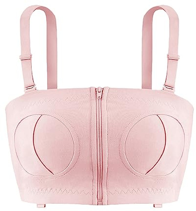 lvifloae Soutien-Gorge d'allaitement en Coton FA6010, Soutien-Gorge spécial pour Tire-Lait Mains Libres, sous-vêtements sans Anneau en Acier, s'adapte à Tous Les Soutien-Gorge à Pompe