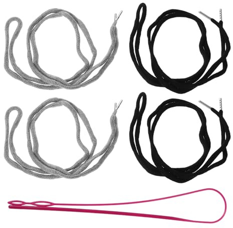MUELODSIC Kit Cuerda para Pantalones y Chaquetas con Herramienta Antideslizante para Pasar Cordones Reemplazo Resistente para Pantalones Deportivos Shorts Sudaderas y Abrigos para Proyectos