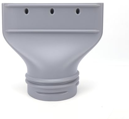 Pssopp AC-slangadapter HDPE Platt Ventil, Uttagskontakt för Bärbar Luftkonditionering Passar 130 Mm 150 Mm Avgasslang för Bil AC Mobile (Platt munkontakt)