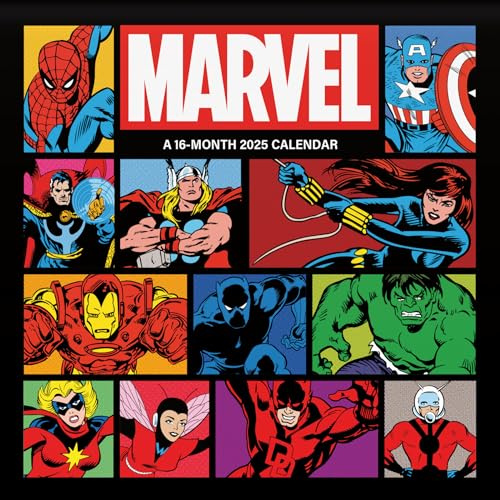 2025 Marvel Comics Wall Calendar