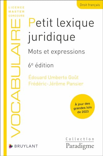 Petit lexique juridique - Mots et expressions