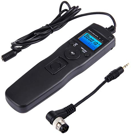 RST-7004 LCD Screen Time Lapse Intervalometer Shutter Release Digital Timer Remote Controller with N8 Cable for Nikon D3X/D3/D700/D300/D2X/D2H/D200/D1H/D1X/D800 Camera Happy amanda's Store