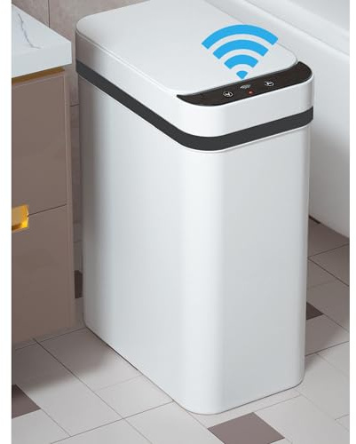 Trash Can Automatic Touchless - 4 Gallons Motion Sensor Bathroom Trash Can