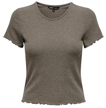 ONLY Damen Onlemma S/S Short Noos JRS Top, Falcon, X-Large