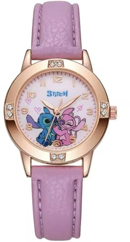 Oji Nova Montre Enfant Digitale, Montre Enfant Dessin Animé Numerique, Ajustable Montre de Poignet Numérique pour Garçons et Filles (Violet)