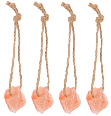 INOOMP Salt Licks for Horses Deer and Livestock Mineral Salt Blocks for Animal Health and Vitality Pack of 4 Natural Licking for Rabbits and Cattle