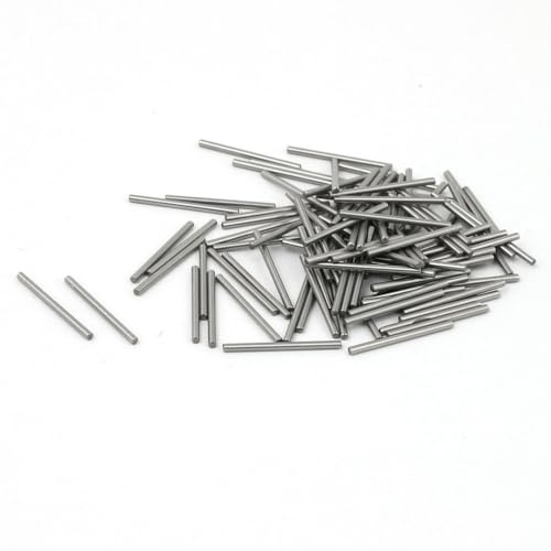 ROWORKX 6mm x 80mm Dowel Pins, Non-Threaded Shelf Support Pegs, 100pcs