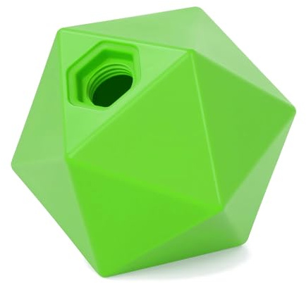 Oypla Coco Equestrian Green Refillable Hexagonal Horse Treat Ball Stable Paddock Toy