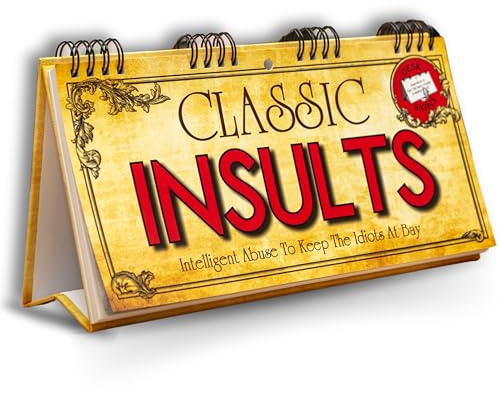 Classic Insults Flip Book - Intelligent Abuse To Keep The Idiots At Bay: 1