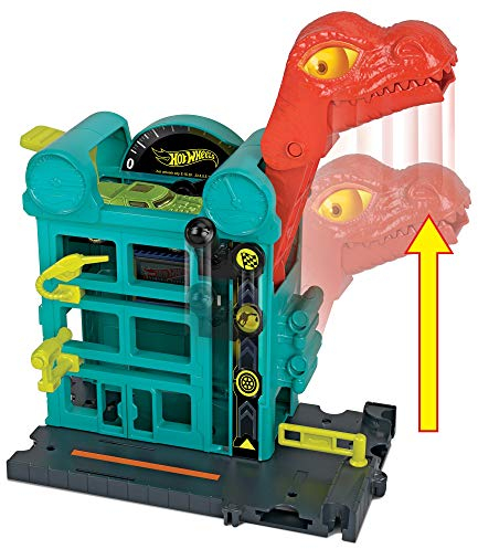 Hot Wheels GBF91 City Spielset Turbowerkstatt-Flucht, Spielzeug ab 4 Jahren