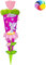 alles-meine.de GmbH Bastelset - Schultüte Farbe & Größe wählbar 70/85 / 100 cm - Schmetterlinge & Elfe - inkl. Name - Farbe frei wählbar - Bastelschultüte - Zuckertüte zum ..