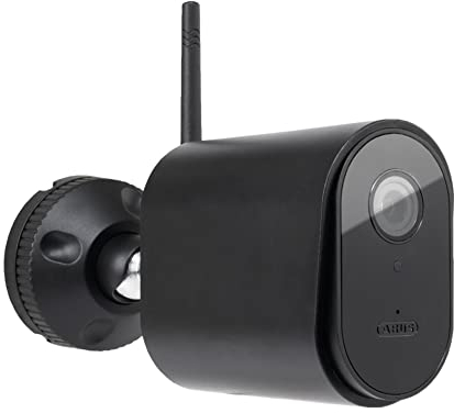 ABUS WLAN Außen-Kamera PPIC44520 - Überwachungskamera mit App, Bewegungserkennung, Objektunterscheidung, Push-Benachrichtigung, Nachtsicht, 8-GB-Speicherkarte, 1080p/Full HD, Masking, Schwarz