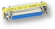 GENDER CHANGER, D 2 SKT, 25WAY, Adattatore connettore D Sub, Qty.1 | 8105