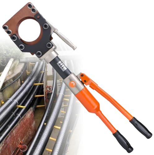 FENGSSLL Hydraulischer Kabelschneider, hydraulischer Bewehrungsschneider, hydraulische Kabelschere, mit Sicherheitsventil zum Schneiden von gepanzerten Kabeln Φ50 mm/75 mm/85 mm/95 mm,CPC-50