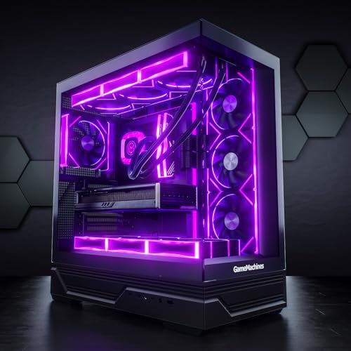 GameMachines Apex - RGB Gaming PC - 360 Wasserkühlung - Intel® Core™ i7 12700KF - GeForce RTX 5060Ti 16GB - 1000GB M.2 SSD - 32GB RGB DDR4 - WLAN - Windows 11 Pro
