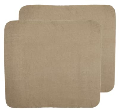 Meyco Baby Uni wickelauflagenbezug - 2er pack - frottee - taupe - 85x75cm