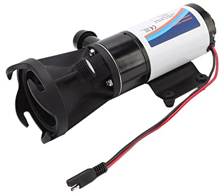 Tnfeeon Pompa per Liquami per, Pompa Maceratore a 4 Pale Ad Alta Sicurezza, 12 V Nominale 144 W, Adatta per e Yacht