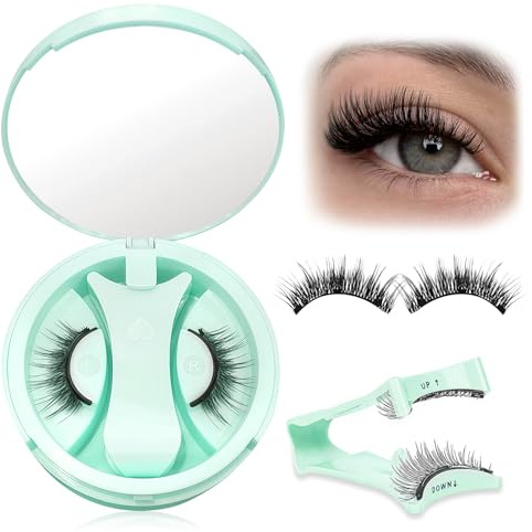 Pestañas postizas magneticas,Réutilisable Faux Cils Magnetique,Pestañas magnéticas con aplicador,No necesita pegamento, Aspecto natural,Adecuado para mujeres(Style H03)