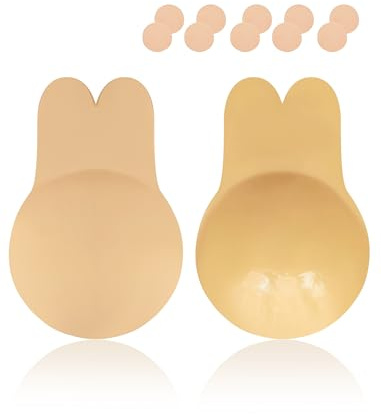 hephboard Soutien-gorge adhésif push-up sans bretelles dos nu pour petits et grands seins